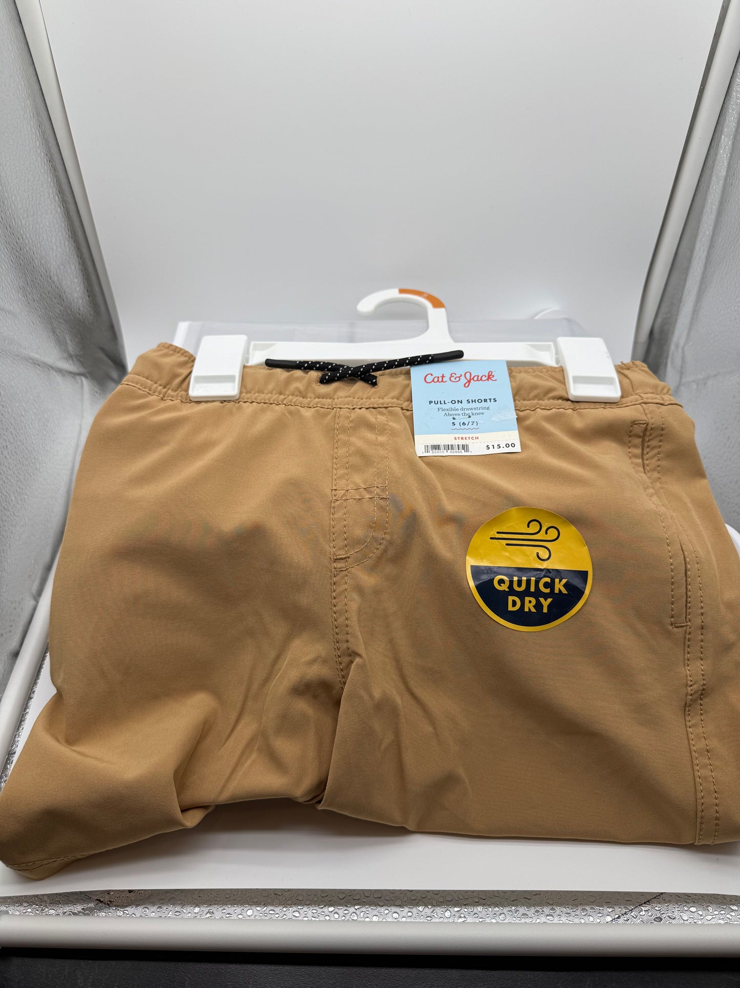 Cat & Jack - Pull on Shorts - Tan XL (14)