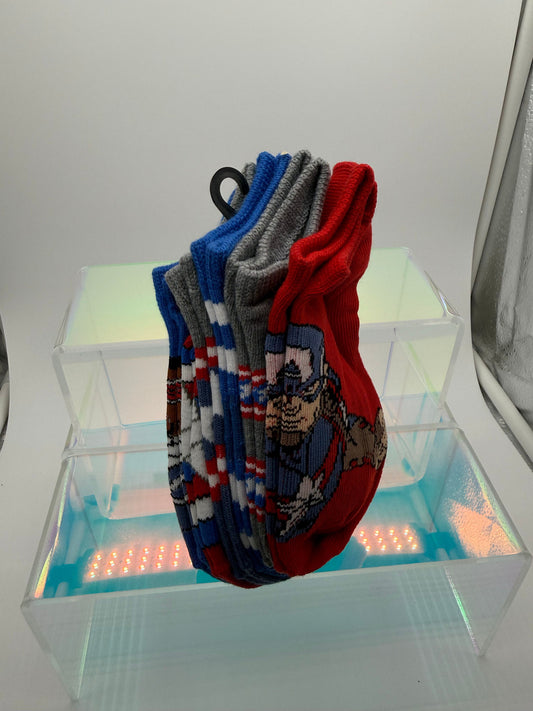 Marvel Avengers 6 pack Low cut socks- Size S/M