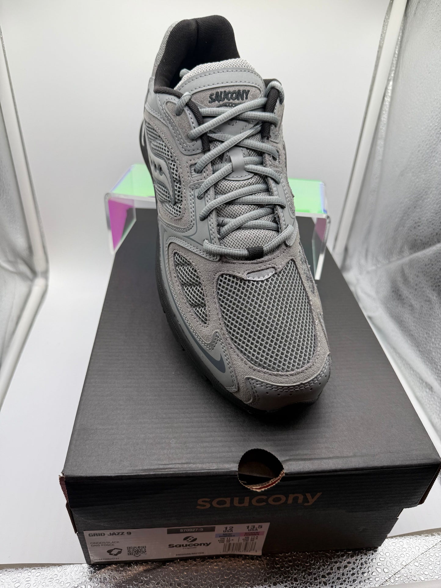 Saucony Grid Jazz 9 - Cinder/ Black- M-12, W-13.5