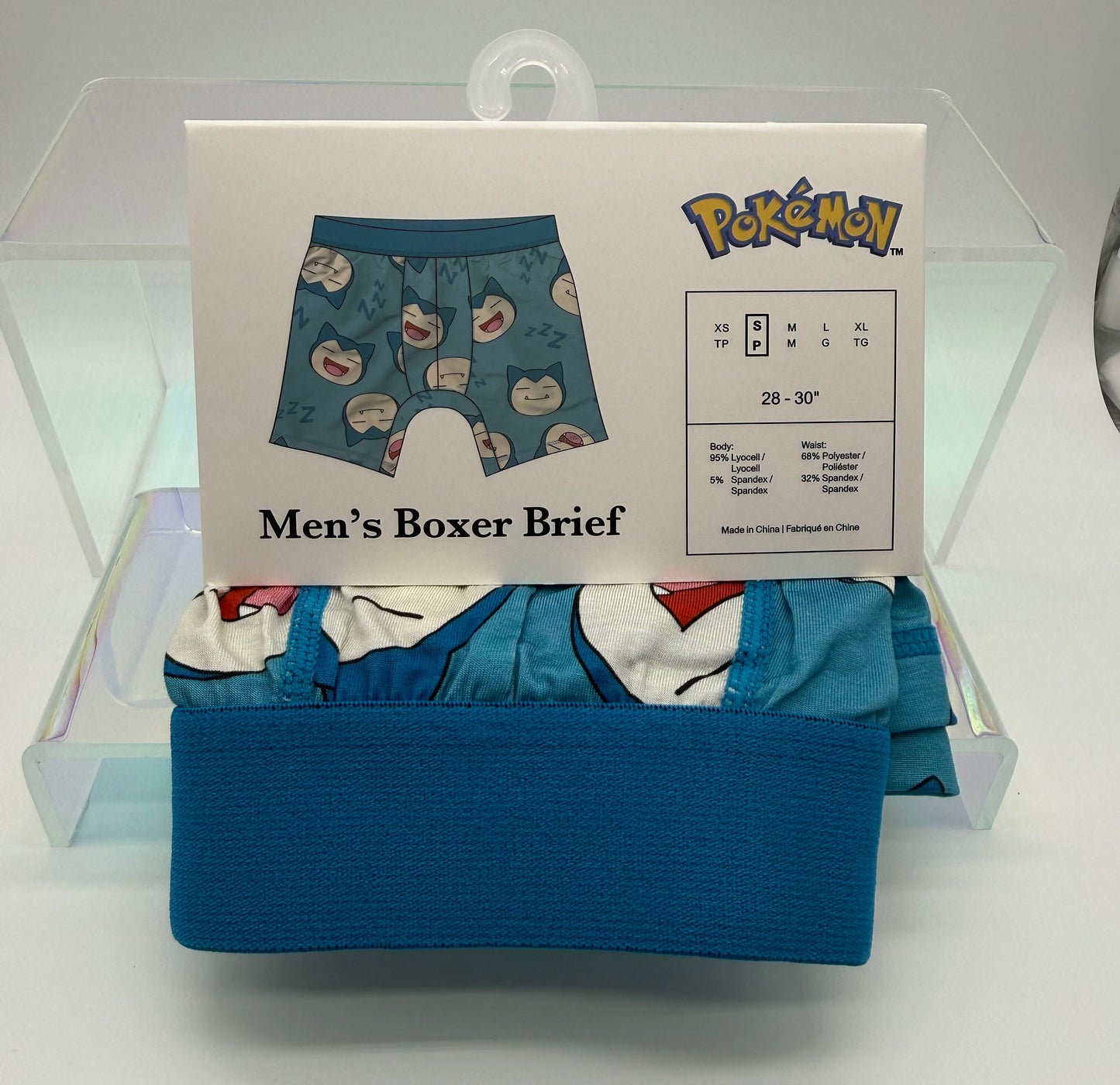 Pokemon - Snorlax Mens Boxer - S (28"-30")
