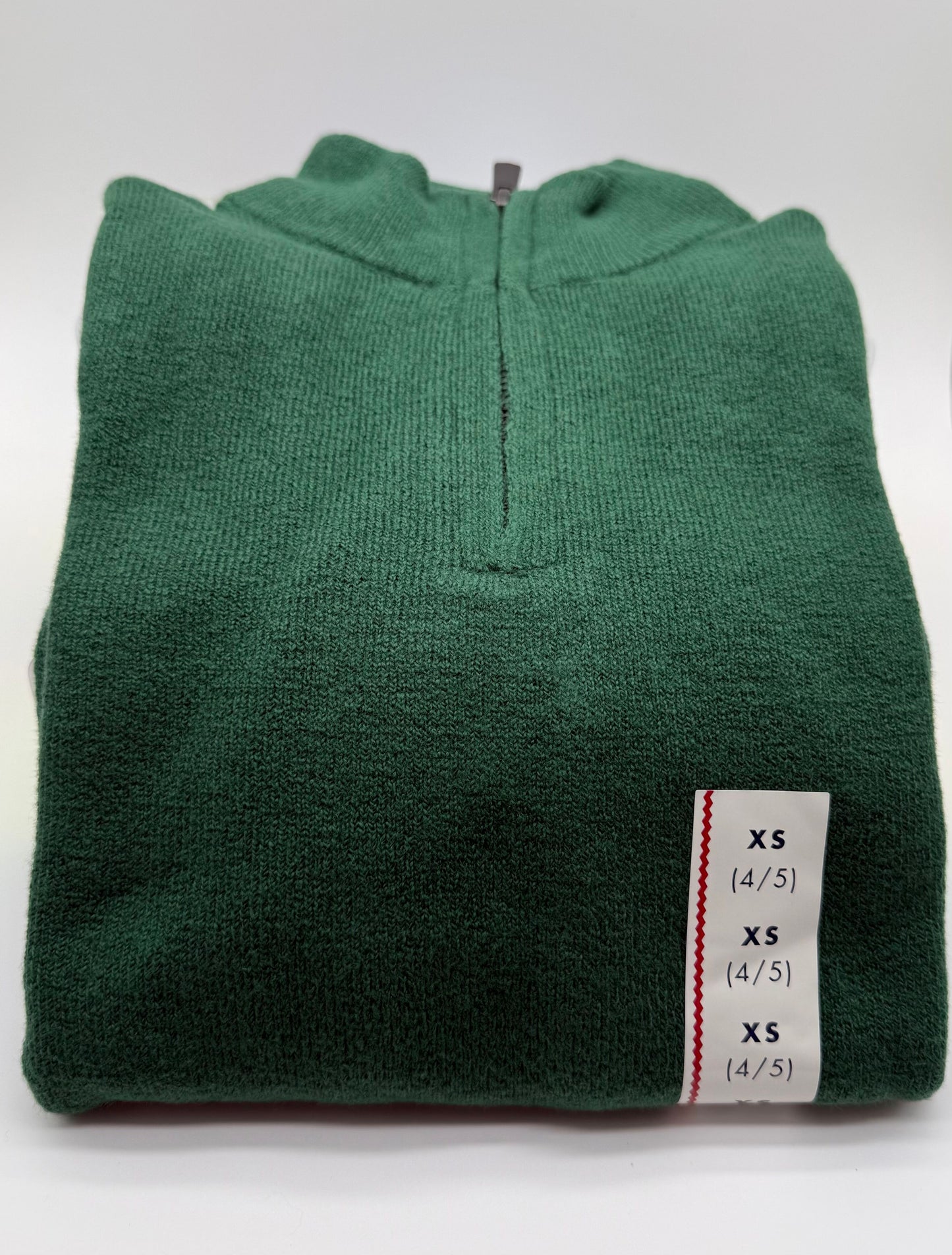Cat & Jack - Geen Long Sleeve Quarter Zip - M (8)