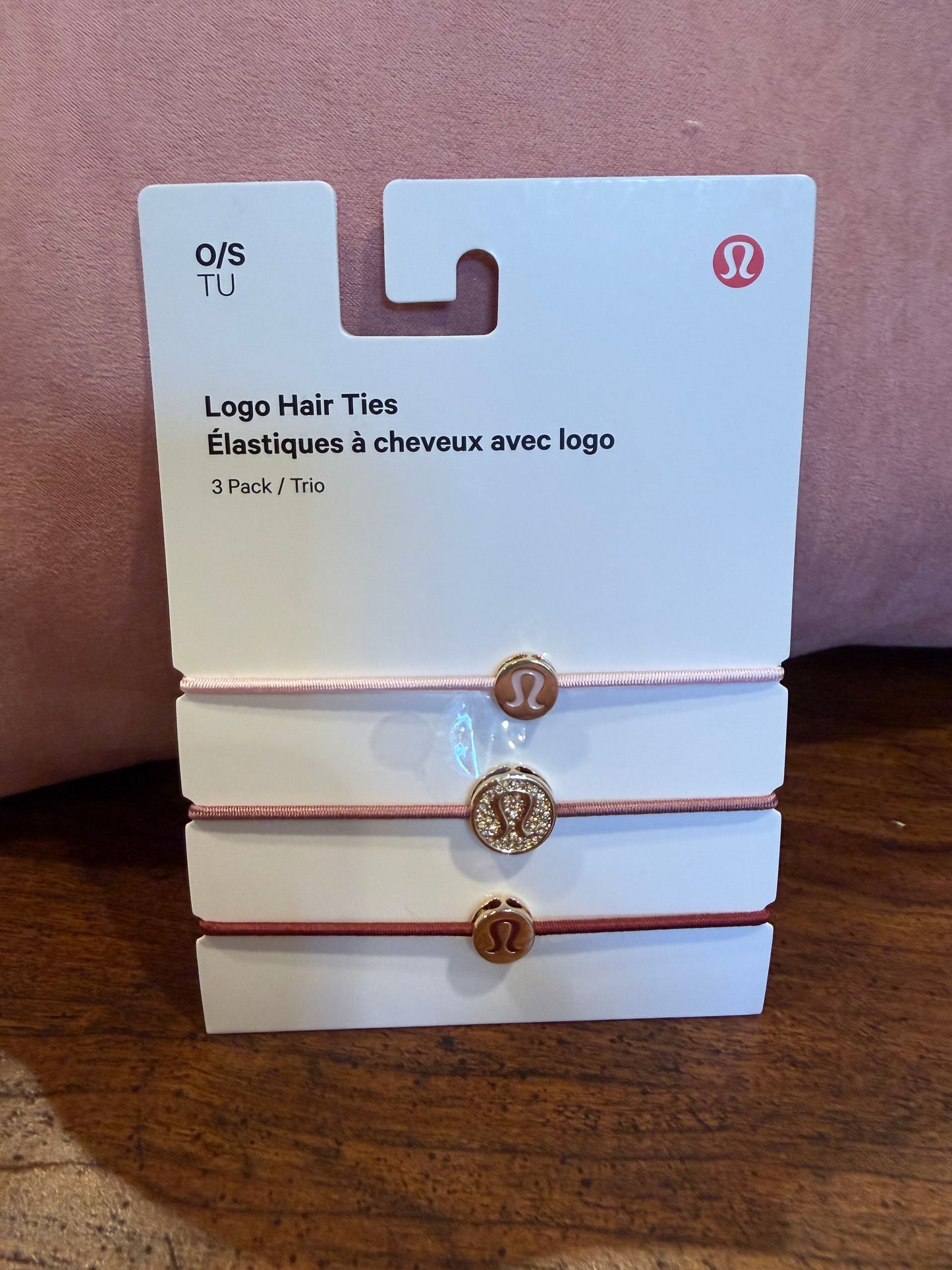 Lululemon - Logo Hair Ties -Brown