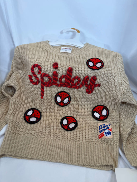 Spiderman Sweater - 12 Mos