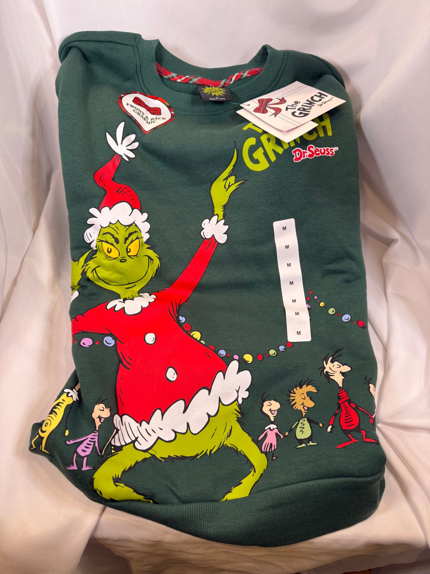Grinch - Green Sweater Size-M