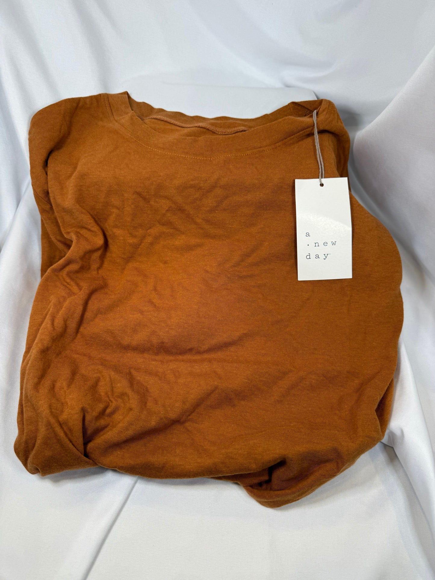 a. new day - Brown Tee - Size-M