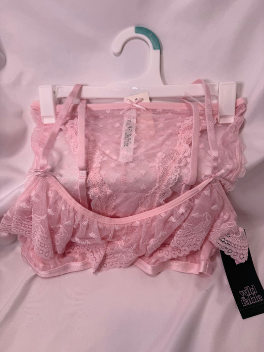 Wild & Fable -Pink Lingerie XXL