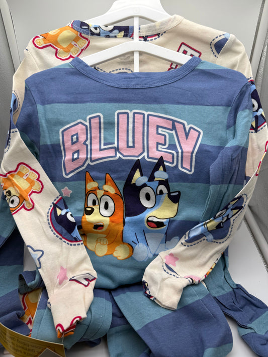 Bluey Pajamas - 2 pair long pant sets Size 6