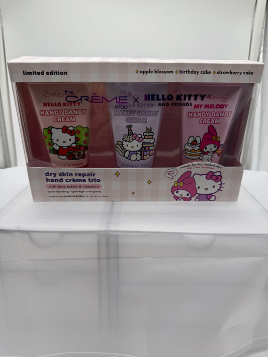 The Creme Shop X Hello Kitty and Friends Hand Creme Trio