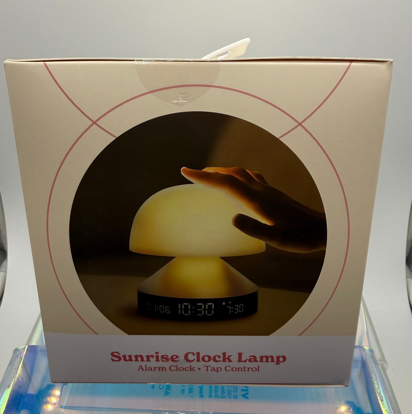 Vivitar Sunrise Clock Lamp- Alarm Clock- Tap Control